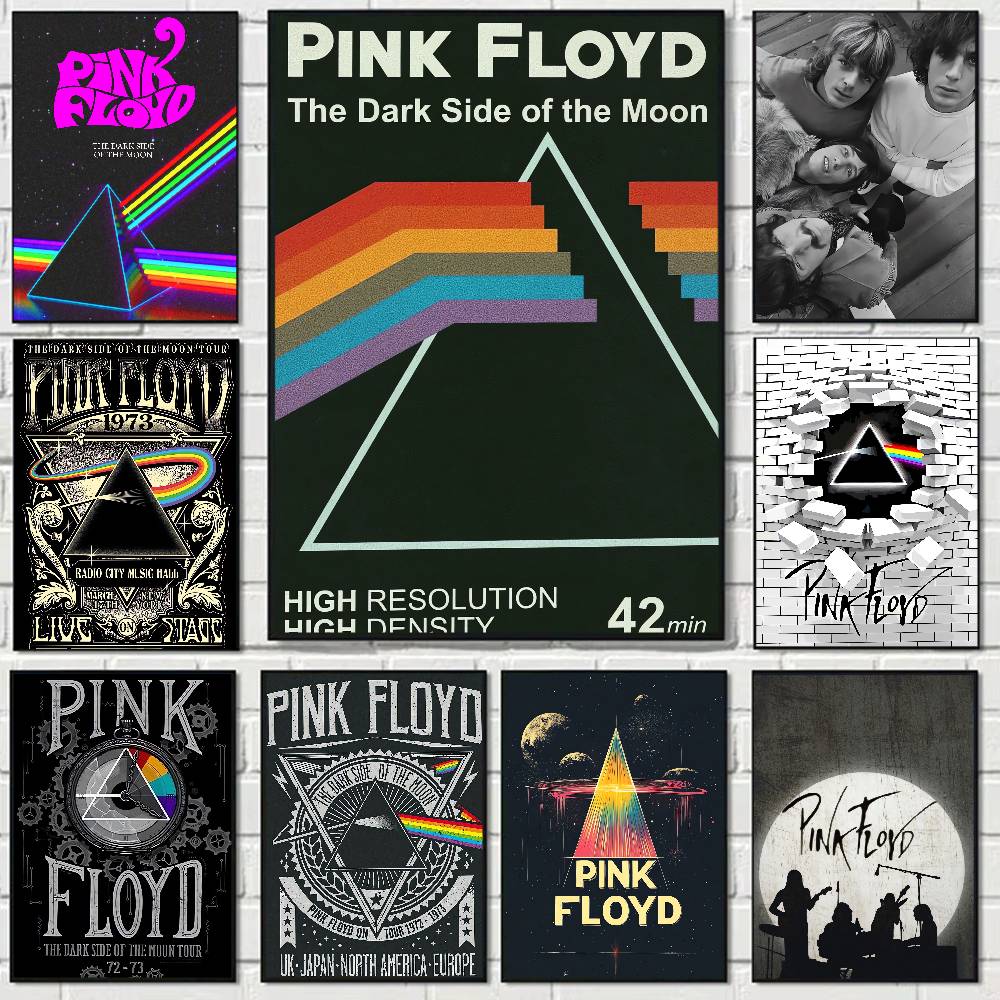 Home Bar And Theater - Rock grubu Pink Floyd Anime posteri