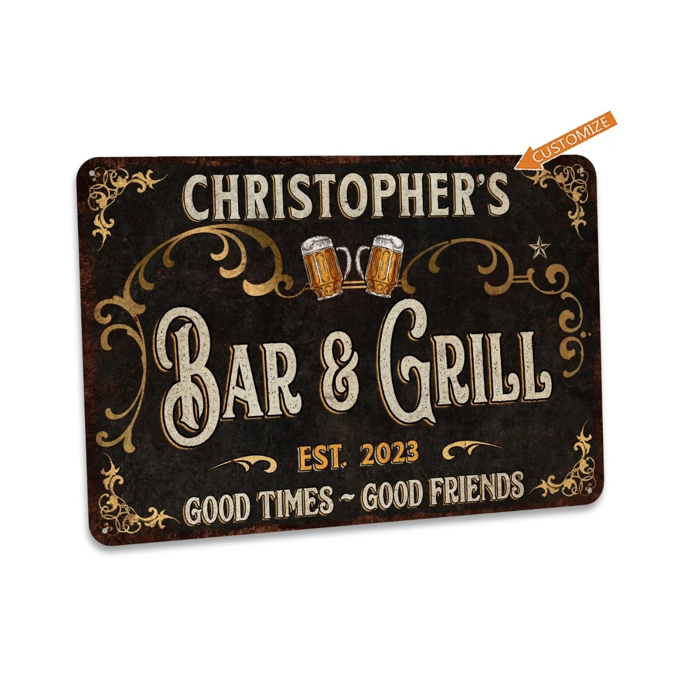Home Bar Signs - 1 Adet Kişiselleştirilmiş Bar & Izgara