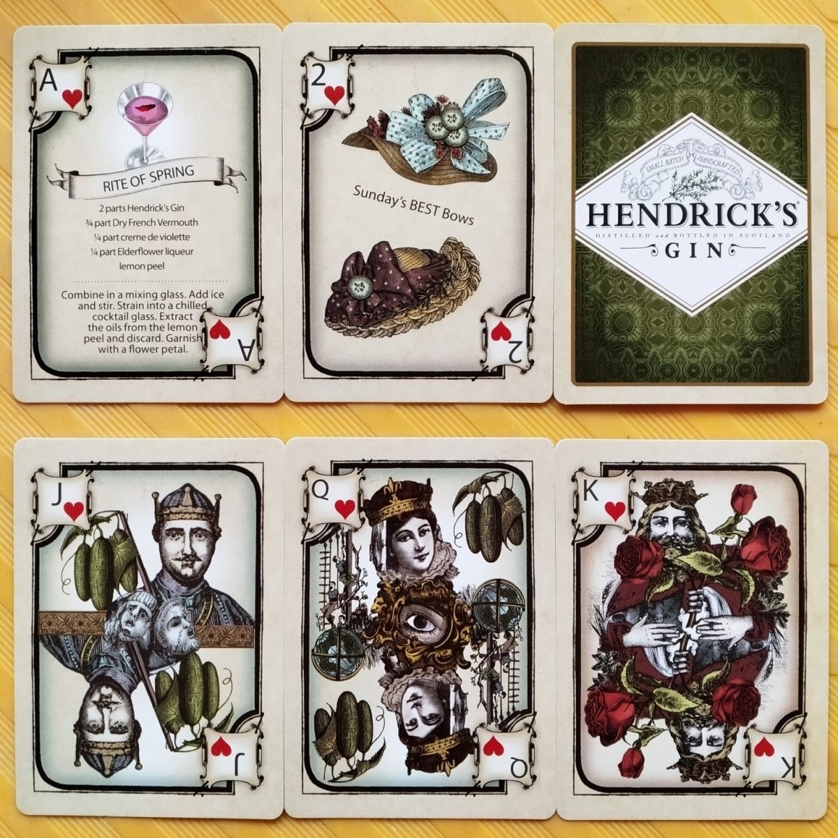 Hendrick's Gin Oyun Kartları S - Cocktail Recipe Book incelemesi ve fiyatı