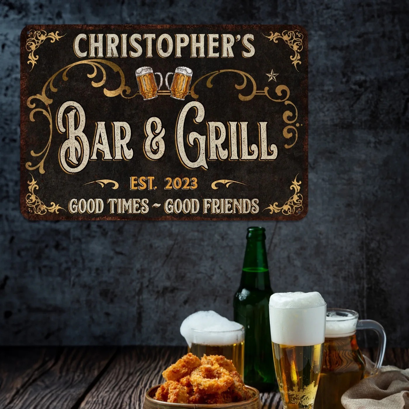 1 Adet Kişiselleştirilmiş Bar  - Home Bar Signs incelemesi ve fiyatı